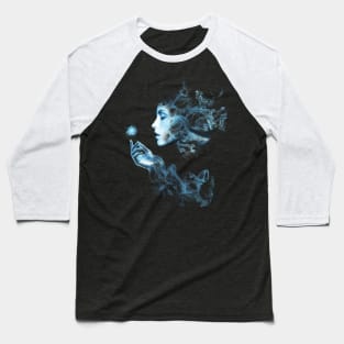 Lady of Smoke // Bilcos Designs Baseball T-Shirt